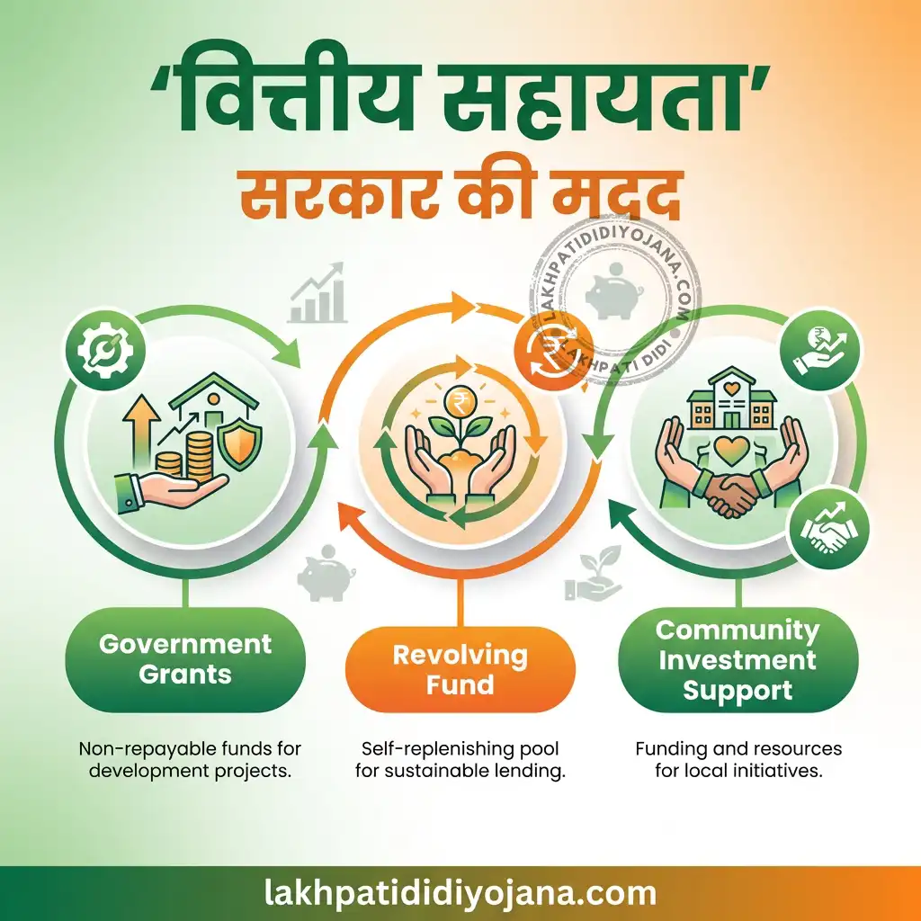 Lakhpati Didi Financial Assistance Infographic
